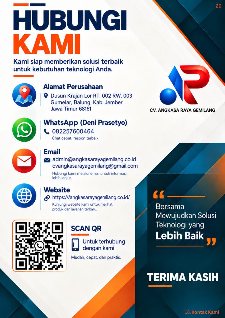 Kontak CV Angkasa Raya Gemilang
